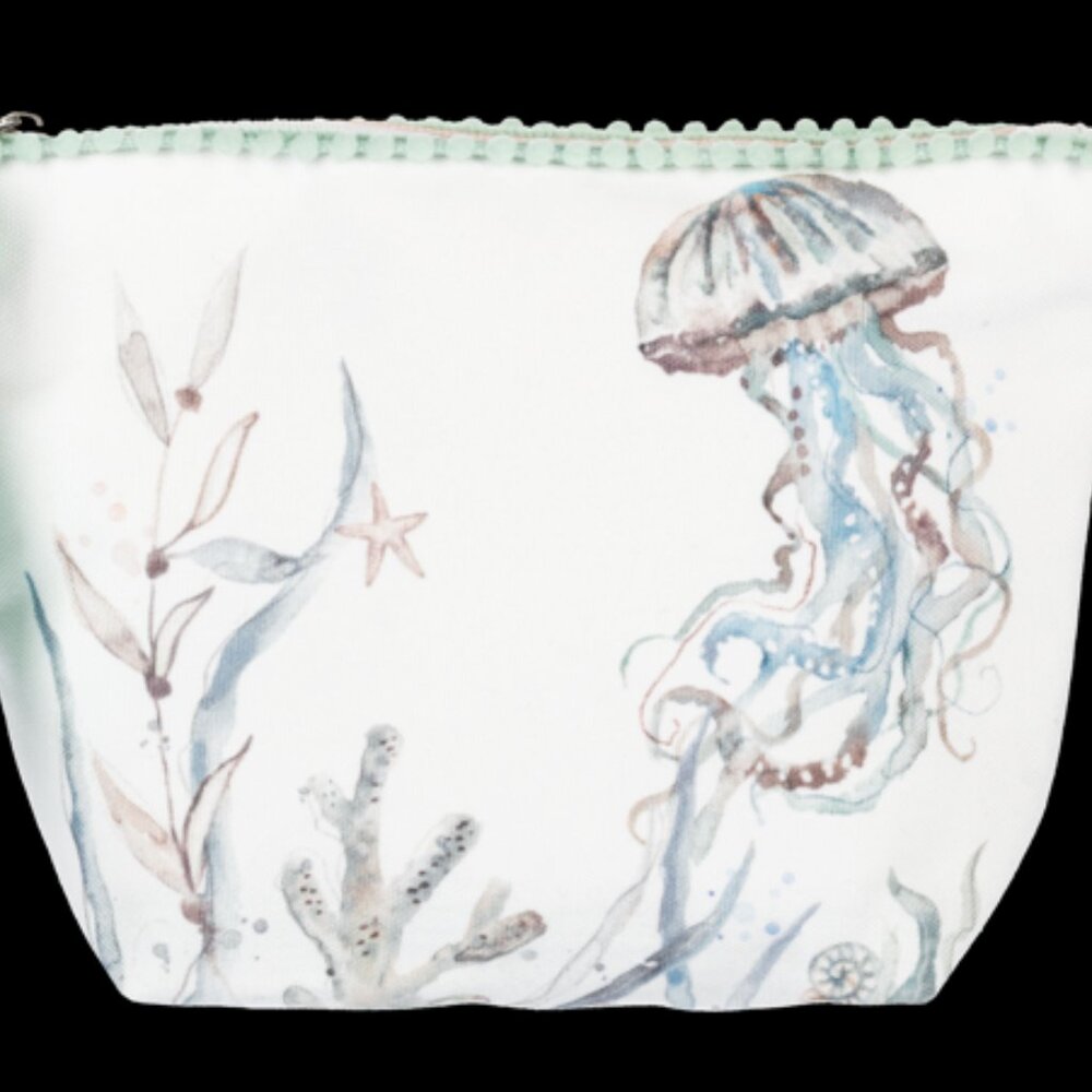 Ocean Dream Jellyfish Zip Pouch